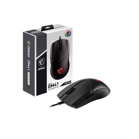 MSI | GM41 Lightweight V2 | Optical | Gaming Mouse | Black | Yes - 5